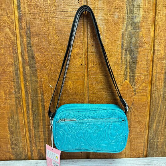 Skinnydip Handbags - Skinnydip London Women's Millie Nylon Camera Heart Crossbody